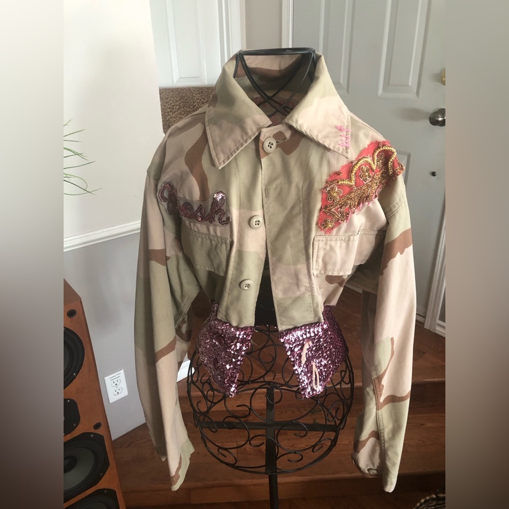 Fresh Karma jacket. Never been worn. Super cute and funky. Made in the US.